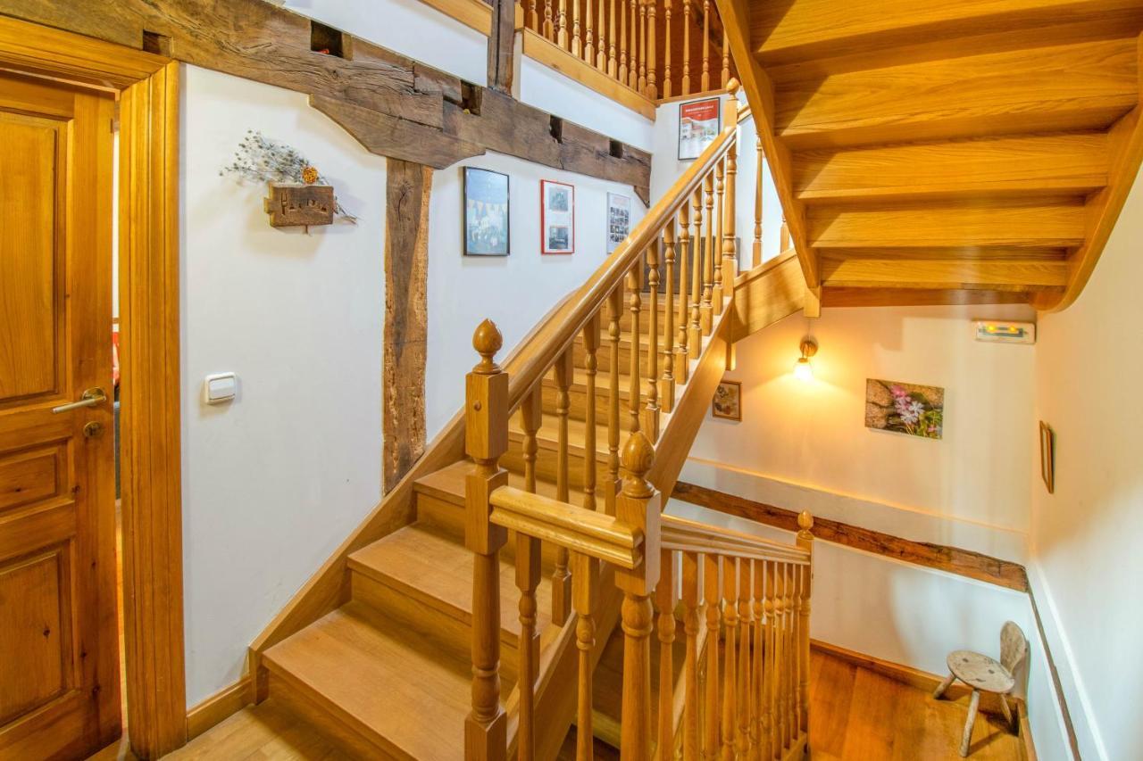 Casa Monaut, Acogedores Apartamentos A Los Pies De La Selva De Irati Saragueta Esterno foto